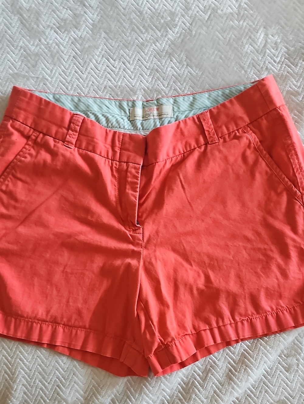J. Crew Coral Women's Cotton Shorts - Classic Chino Style